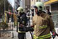 tehran's firefighters ready for extinguishing the fire