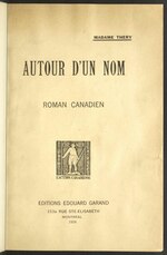 Thumbnail for File:Théry - Autour d'un nom, 1926.djvu