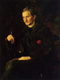 The Art Student: Portrait of James Wright (circa 1890) by Thomas Eakins