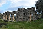 Überreste des Aquädukts von Alinda