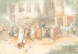 George Hay - The Milk Cart (John Knox's House, Edinburgh) - ABDAG002705