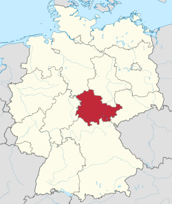 Thuringia in Germany.svg