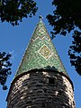 Roof of Torre Verde (Green Tower) from NW