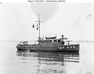 USS <i>Dianthus</i> Patrol vessel of the United States Navy