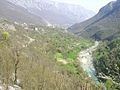 Čeština: Kaňon řeky Dreznica v pohoří Čabulja v Bosně a Hercegovině English: Dreznica river canyon in the Čabulja mountains, Bosnia and Herzegovina