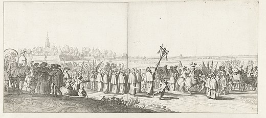 Uittocht van het Spaanse garnizoen na het Beleg van Breda (1637)