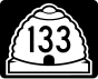 State Route 133 Markierung