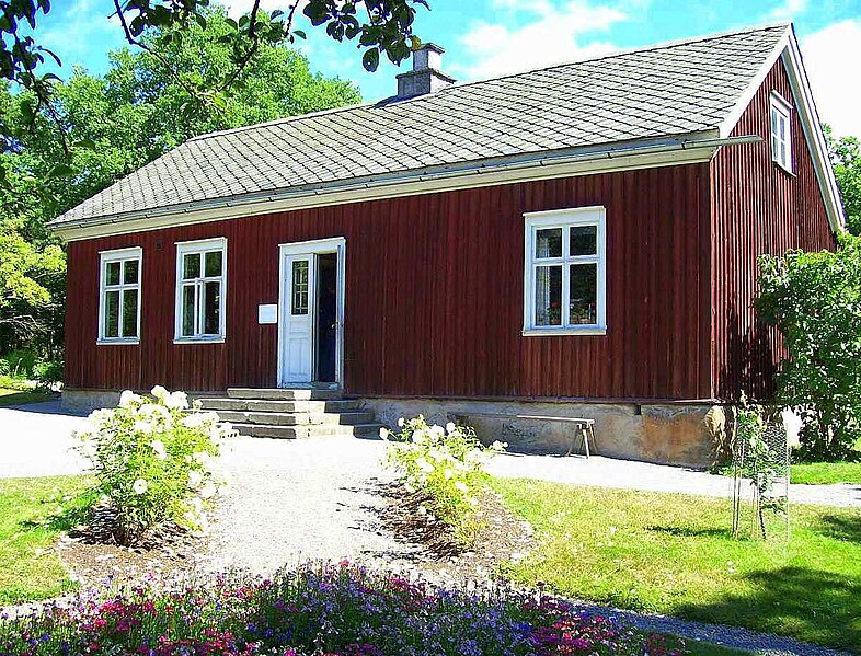 File:Väla School in Skansen early 20th cen.JPG