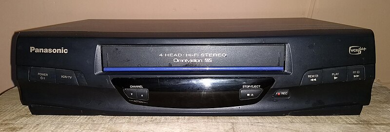 File:VCR Panasonic Stereo PV-V4520 (1).jpg