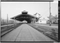 VIEW LOOKING EAST, ELEVATION - Louisville and Nashville Railroad, Union Station Train Shed, Water Street, opposite Lee