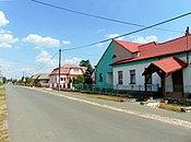 Главная улица в Veľké Slemence