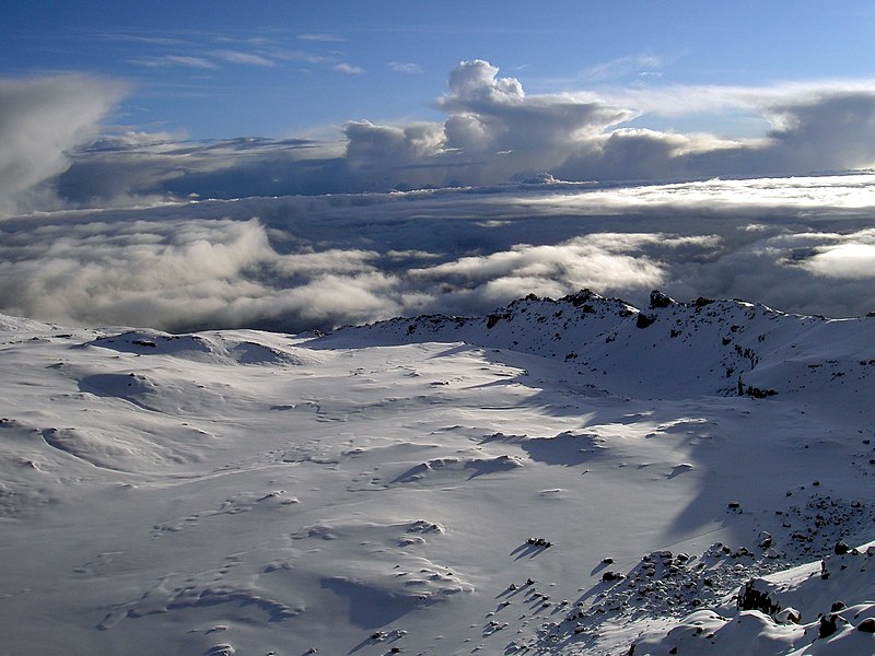 File:View of Gillmans point and Stella point Mt. Kilimanjaro.JPG