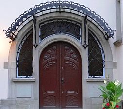 Français : Villa Stempel (1902), porte d'entrée