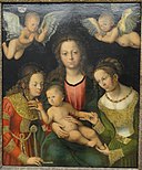 Virgin and Child with the Saints Catherine and Barbara by Lucas Cranach the Elder - Statens Museum for Kunst - DSC08163.JPG