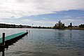 Vue du lac de Viry-Châtillon vers l’ouest.