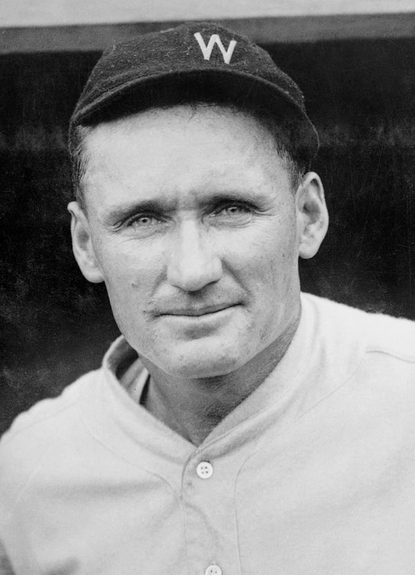 Johnson with the Washington Senators in 1924