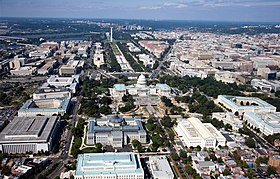 2007 aerial view of Capitol Hill and the National Mall, facing west Washington, D.C. - 2007 aerial view.jpg