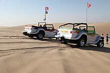 WaterCar Panther at Imperial Sand Dunes Recreational Area in Glamis, California WaterCar at Sand Dunes.jpg