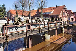 Wehr der Wassermühle Meyersiek in Steyerberg IMG 0128