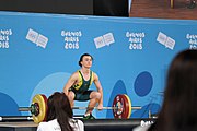 Deutsch: Gewichtheben bei den Olympischen Jugendspielen 2018; Tag 2, 10. Oktober 2018; Jungen 62 kg English: Weightlifting at the 2018 Summer Youth Olympics at 8 October 2018 – Boys' 62 kg