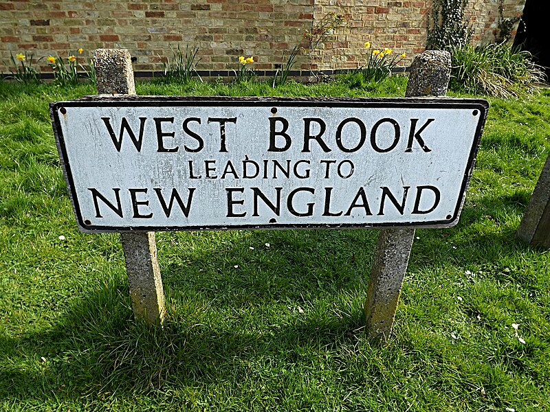 File:West Brook sign - geograph.org.uk - 3915351.jpg