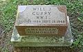 Author Will Cuppy's gravestone, Evergreen Cemetery.