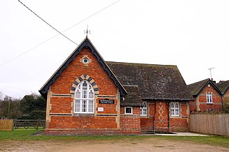 The Village Hall, built in the 19th century as the parish school Worminghall Village Hall - geograph.org.uk - 1716148.jpg