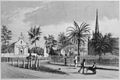 Plaza de la Constitución v San Agustín v roce 1858.