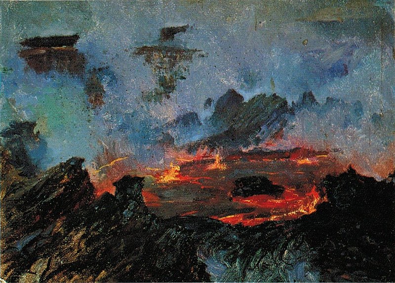File:'Halemaumau, Daylight' by D. Howard Hitchcock.jpg