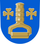 Golden punch in the coat of arms of Aetsa Aetsa.vaakuna.svg