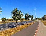 Ścieżka rowerowa wzdłuż ul. Szosa Lubicka w Toruniu.jpg
