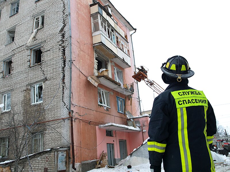 Последствия взрыва бытового газа, пример