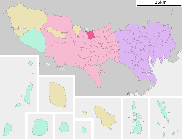 東大和市位置図