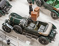 Rank: 38 Bentley Van den Plas tourer, capacity: 4.5 l, yar of manufacture: 1927 from above