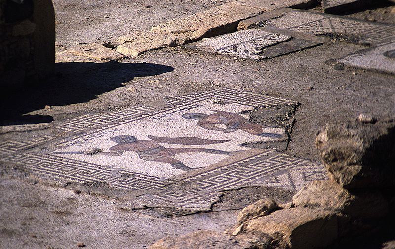 File:042Zypern Kourion Haus der Gladiatoren Mosaik (14059298062).jpg