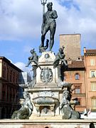 Giambologna: Neptunoren iturria, 1563-1567 Neptuno Plaza, Bolonia