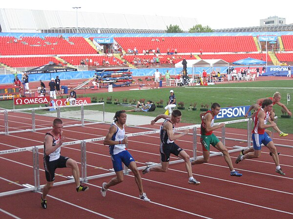 110m hurdles race (m)