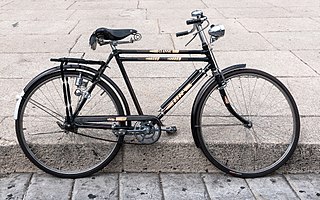 Ein Fahrrad, kurz Rad, in der 