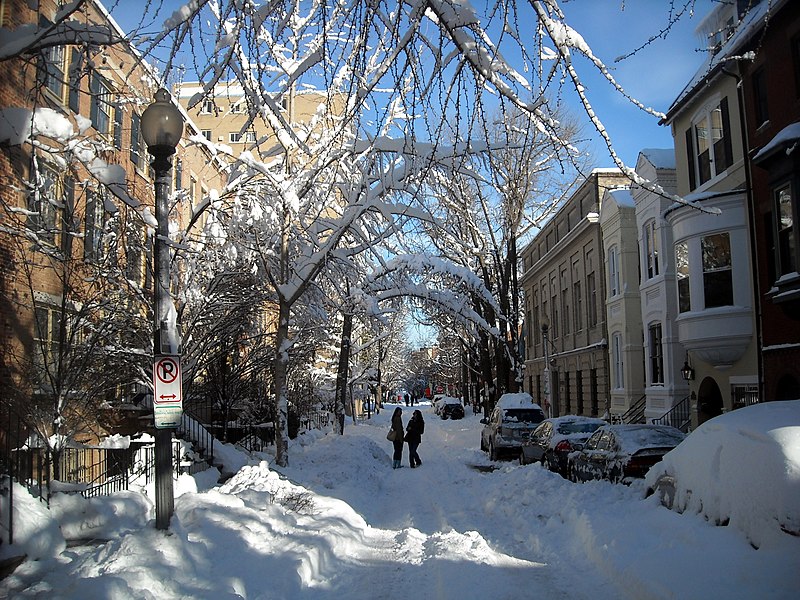 File:1800 block of Corcoran Street, N.W. - Blizzard of 2010.JPG