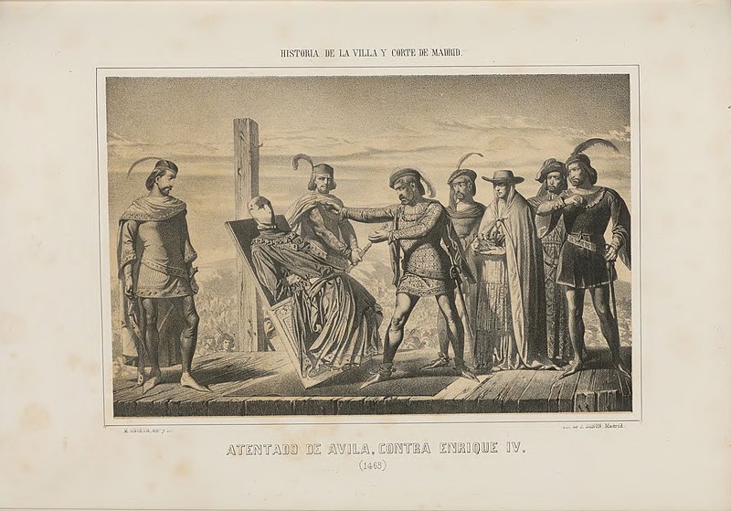File:1862, Historia de la Villa y Corte de Madrid, vol. 2, Atentado de Ávila, contra Enrique IV.jpg