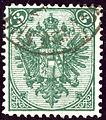 3 kr, cancelled. Perforated 12²x13. Mi3I.