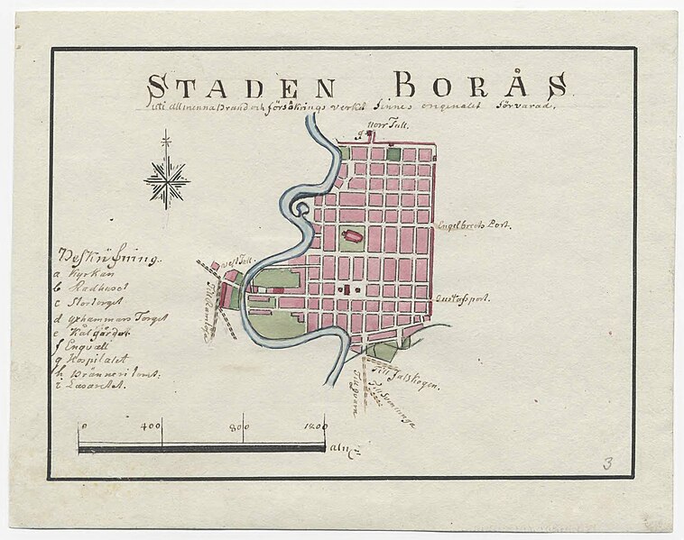 File:18th century map of Borås.jpg