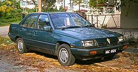 1990 Proton Saga 4-door saloon (modified) (19409717503).jpg
