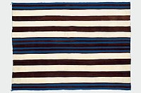 First Phase Chief Blanket, Navajo Tribe, 1850