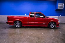 2002 ж. Chevrolet S10 Xtreme металл қақпақтарымен.