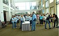 Several teams at the 2009 United States Academic Decathlon before the Super Quiz relay event.