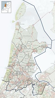 Location map Netherlands North Holland