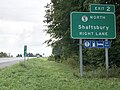 File:2021-09-28 14 12 46 View north along U.S. Route 7 at Exit 2 (Historic Vermont State Route 7A NORTH, Shaftsbury) in Bennington, Bennington County, Vermont.jpg