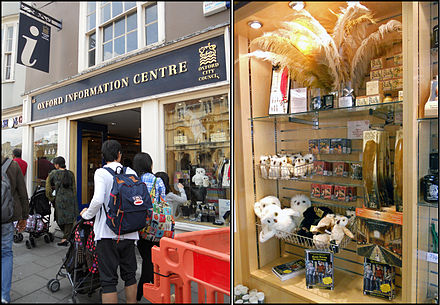 The Oxford Tourist Information Centre on Broad Street offers a Pottering in Harry's Footsteps tour.