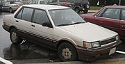 1986–1987 Corolla AE82 sedan (US)